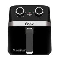 Freidora de aire Oster 4 litros DiamondForce CKSTAF401MDF, control manual, papel antiadherente incluido